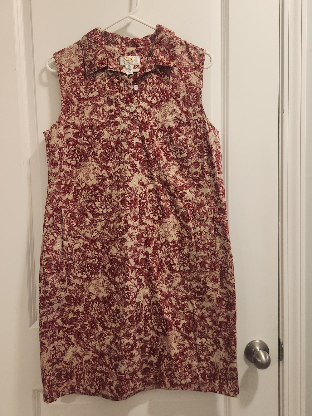 Talbots Floral Dress With Pockets